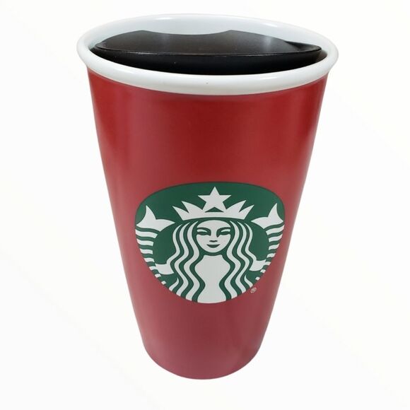 Starbucks Other - Starbucks Tumbler 2016 Red Coffee Tea Cup With Lid